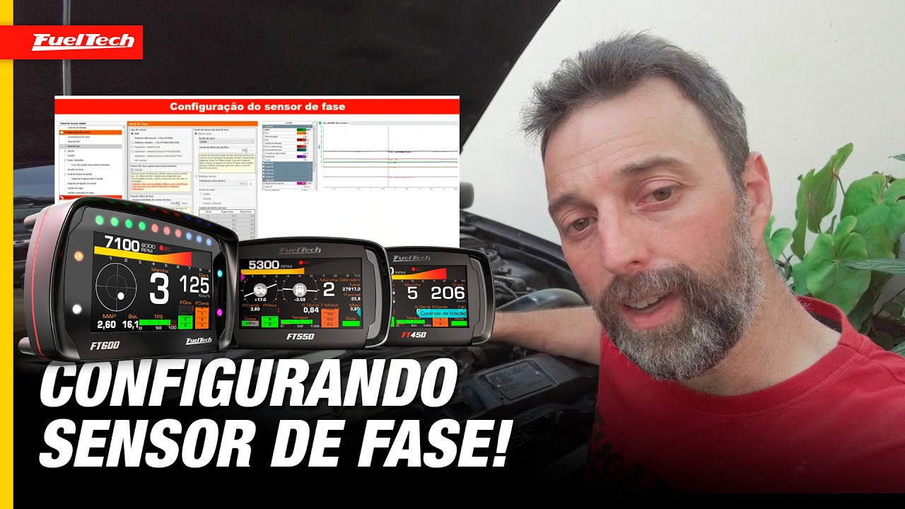 Configurando o sinal do sensor de fase na linha PowerFT!