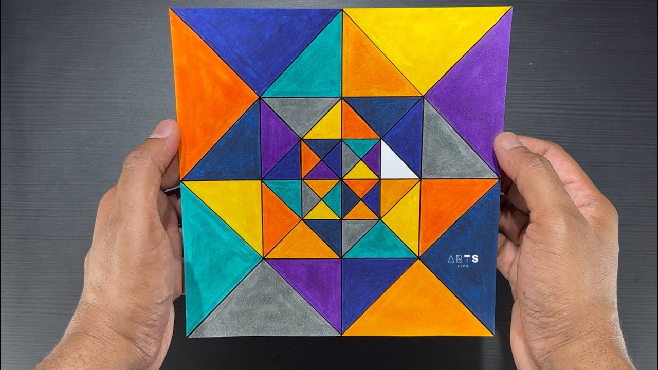 How to Draw Patterns Geometric Shapes • Combining Rectangles & Right Triangles • Agile (Blueprint.1)