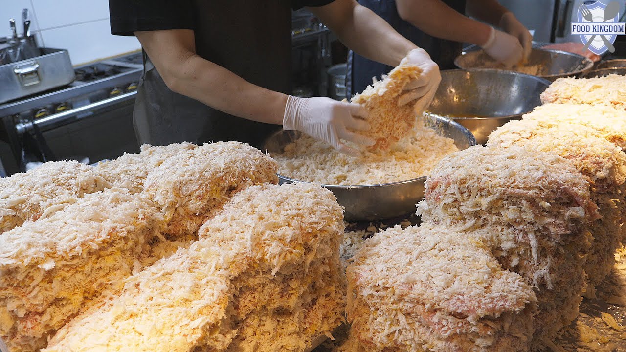 줄서서먹는 추억의 옛날돈가스 / Old Style Pork Cutlet / Korean street food