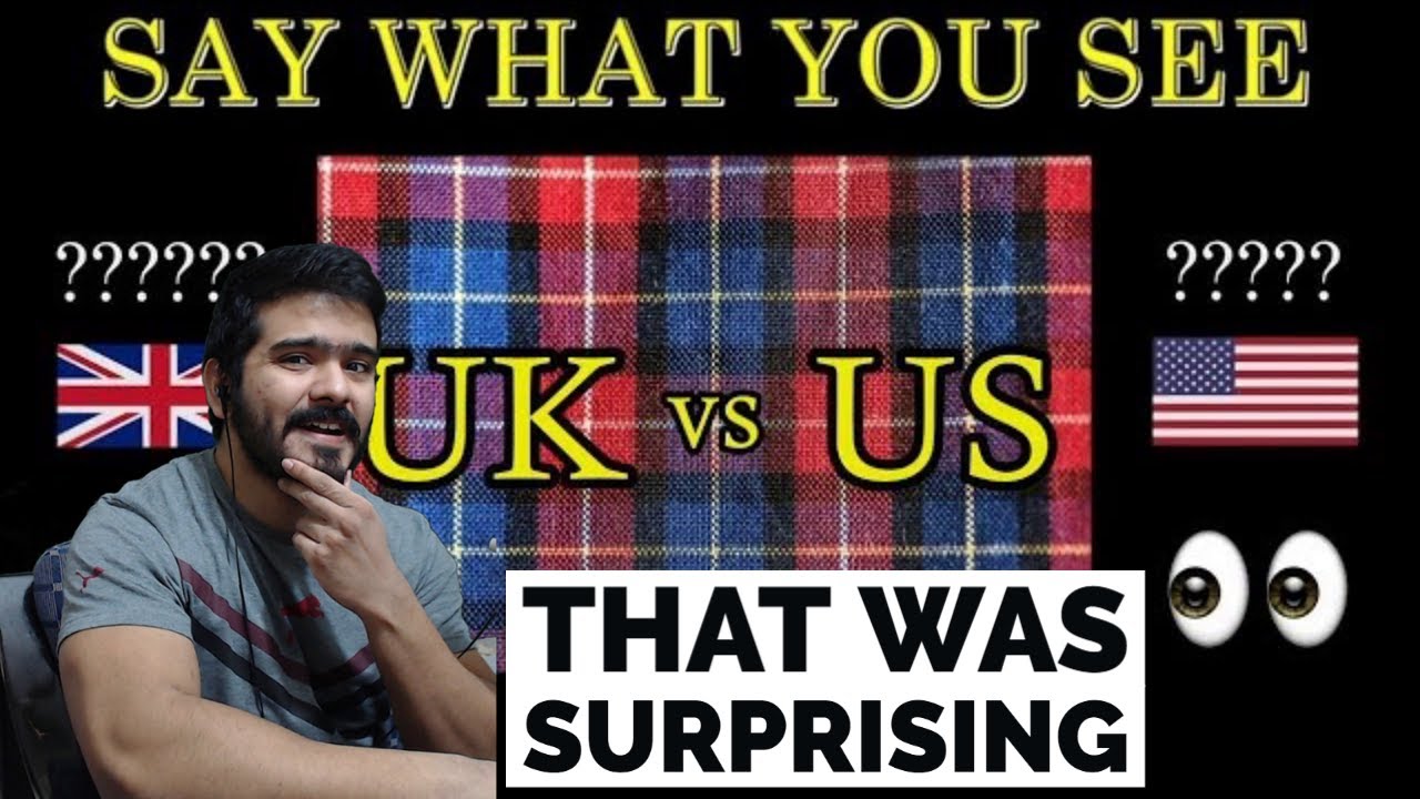 AMERICAN vs BRITISH English **50 DIFFERENCES** CG Reaction