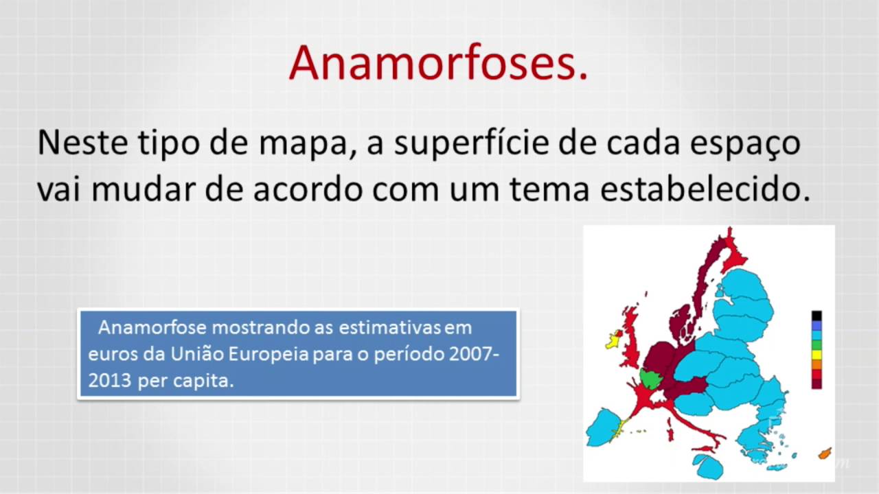 Cartografia- Anamorfoses.