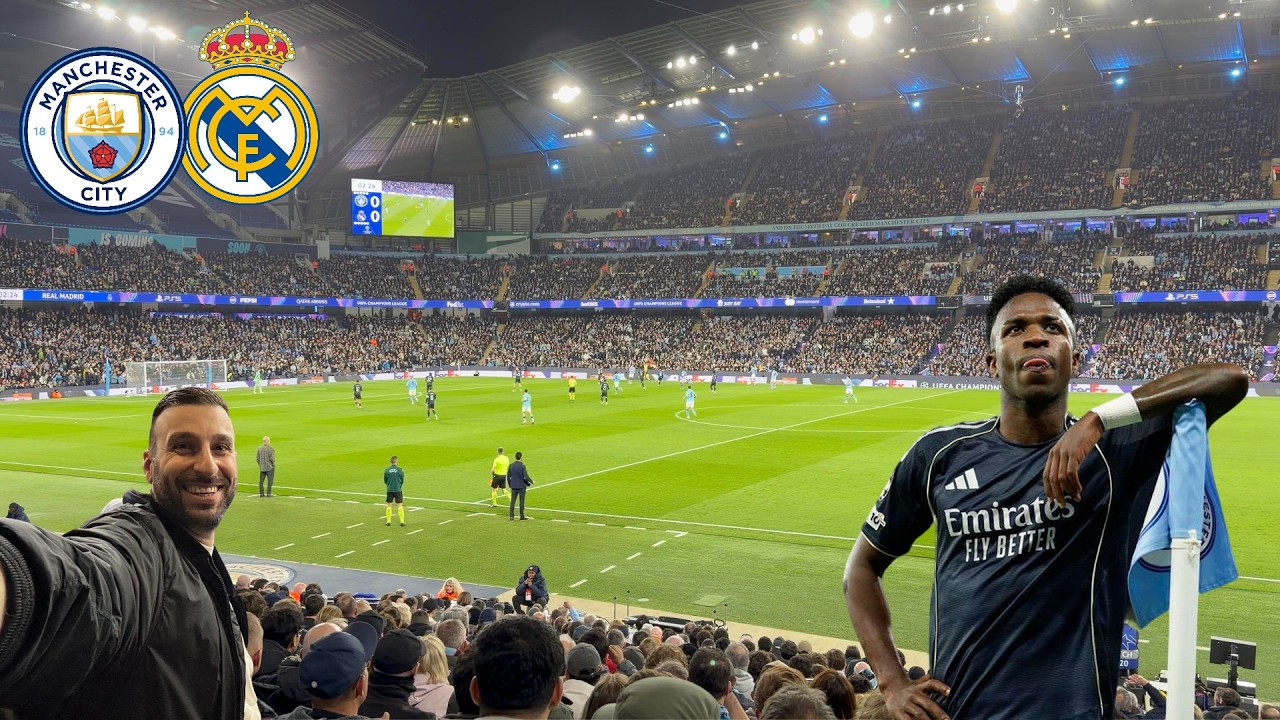 LOS GALACTICOS | Manchester City vs. Real Madrid | Stadion Vlog | Champions League | VINI JR.