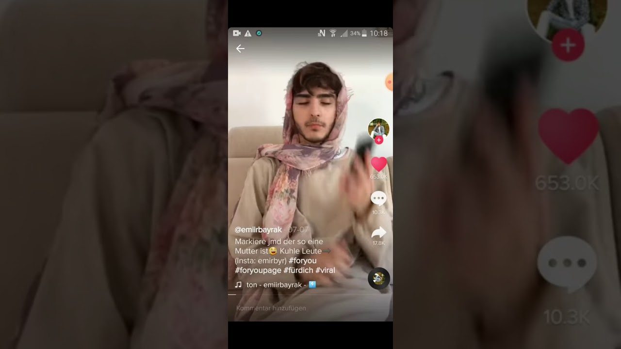 Emir Bayrak tik tok's mit Fatma die Sahne(Alex Alea)