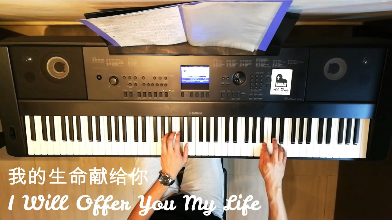 我的生命献给你 I Will Offer You My Life (钢琴伴奏)【🔴附琴谱】