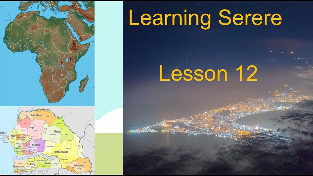 Learning Serere 12 Eng: Description of physical appearance, feeling, character etc...