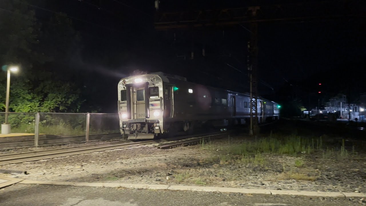 NJ Transit Comet V Cab Car 6012 MONSTER Nathan K5LLA Train Horn @ Denville (6/26/24)