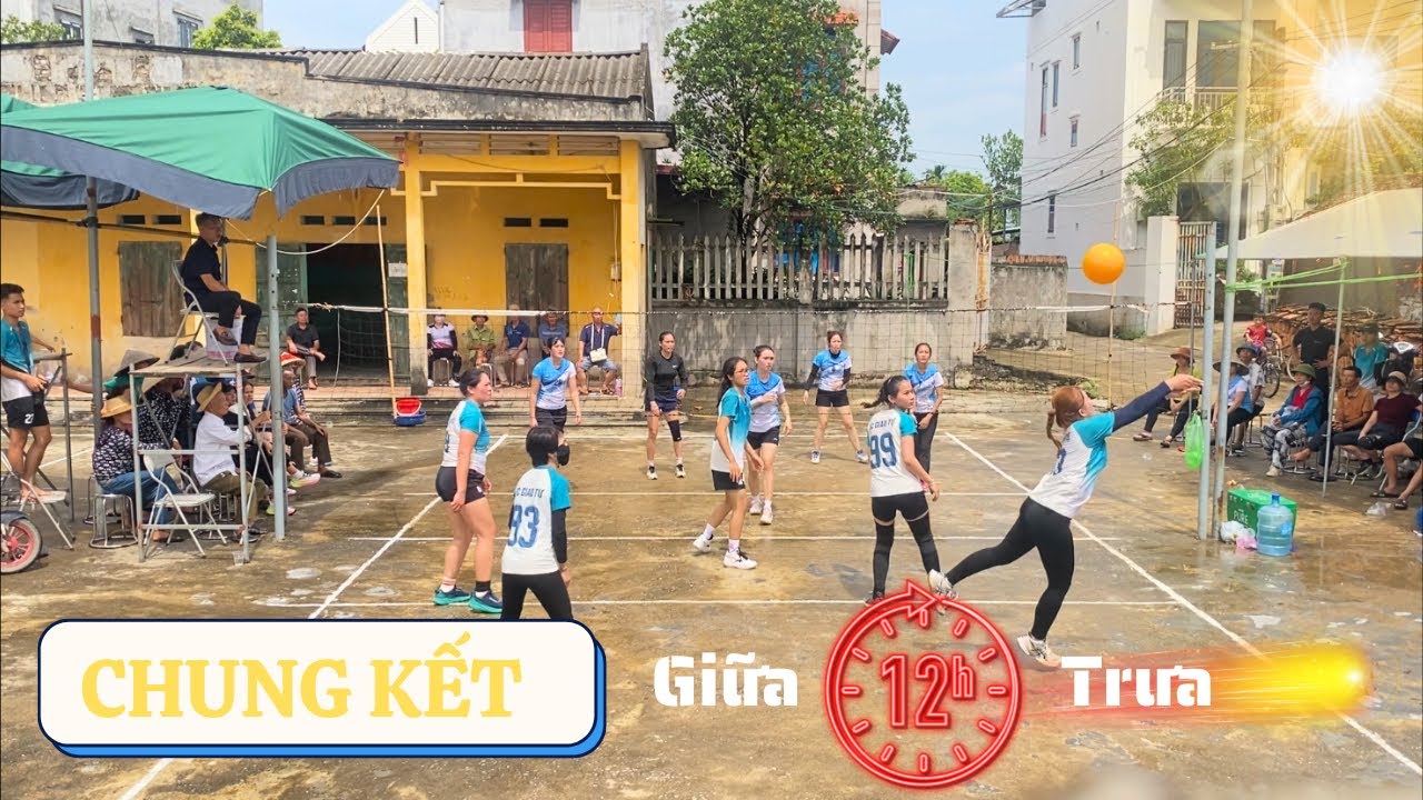 CHUNG KẾT BÓNG CHUYỀN HƠI GIỮA 12 GIỜ TRƯA : CLB :NHƯ QUỲNH vs FC KIM SƠN