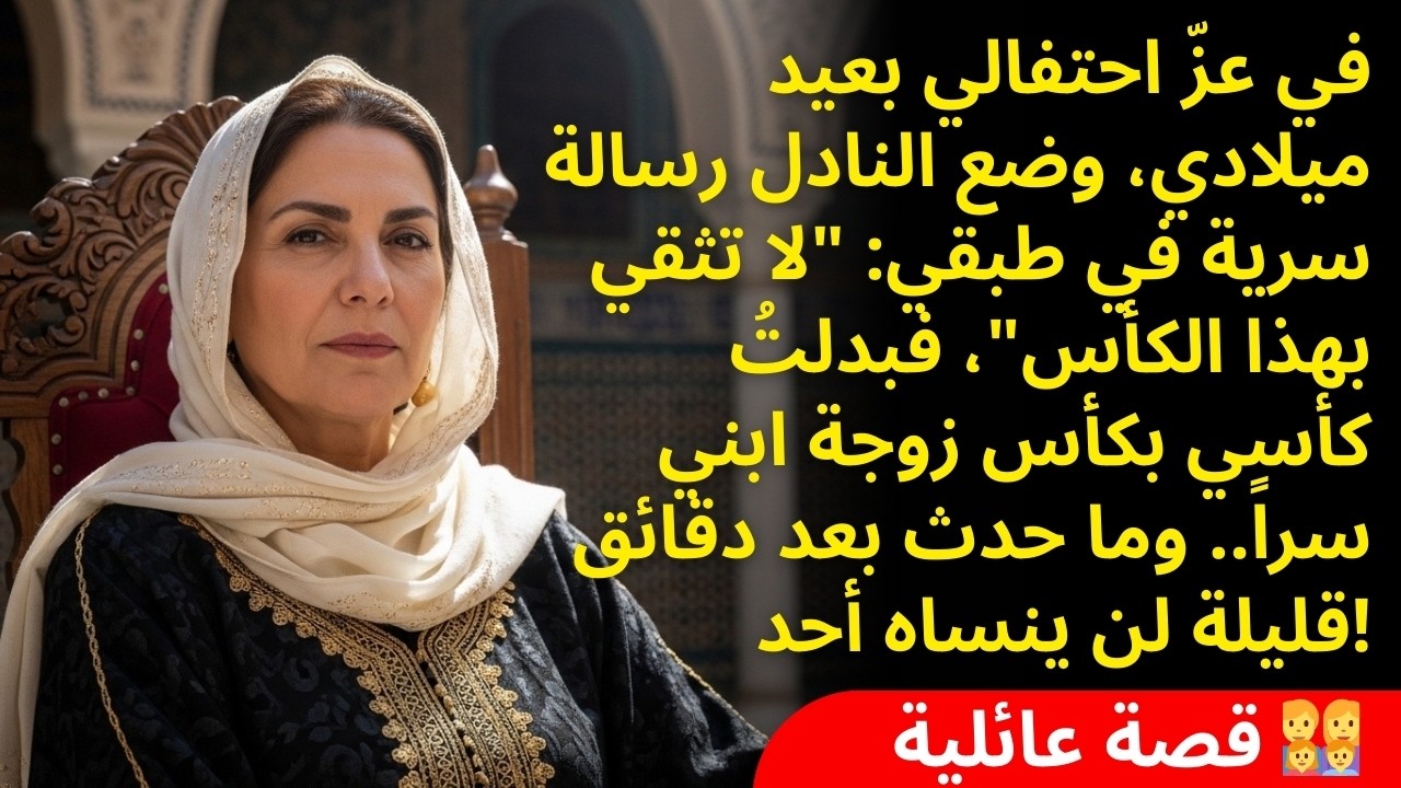 في يوم ميلادي، حذرني النادل: 