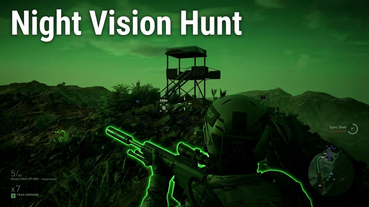 Night Vision and Tactics | Ghost Recon® Wildlands | MEDAL & WEAPONS HUNTING