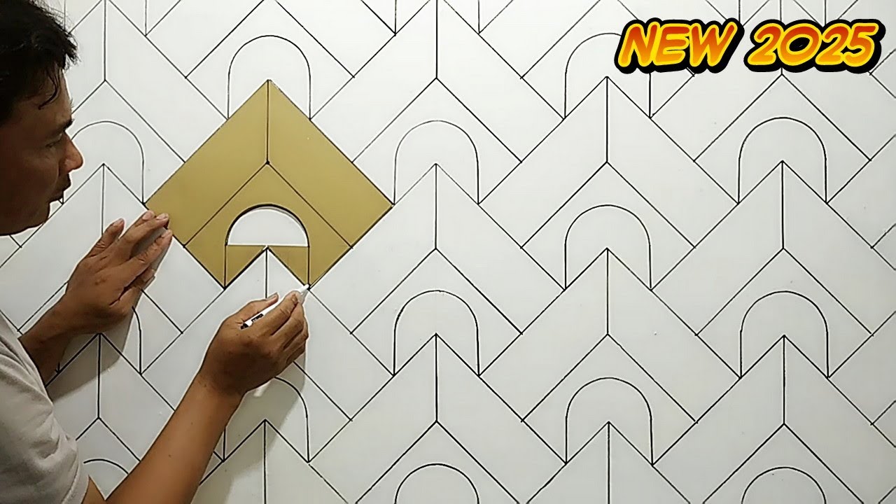 3D WALL PAINTING DESIGN IDEAS NEW 2025 || ILUSTRASI CAT TEMBOK 3D || ART 2025