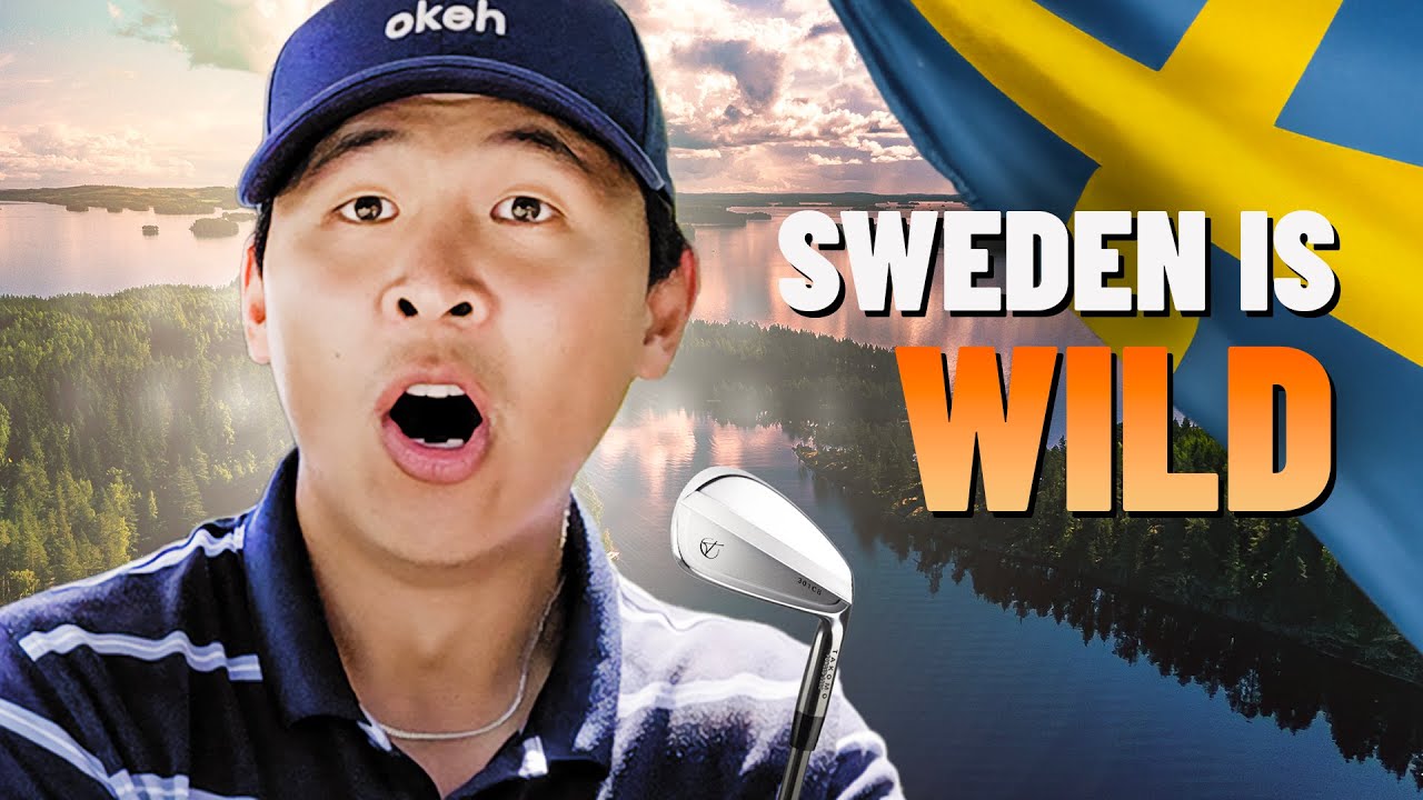 Мы играли в гольф в Швеции! 🇸🇪
