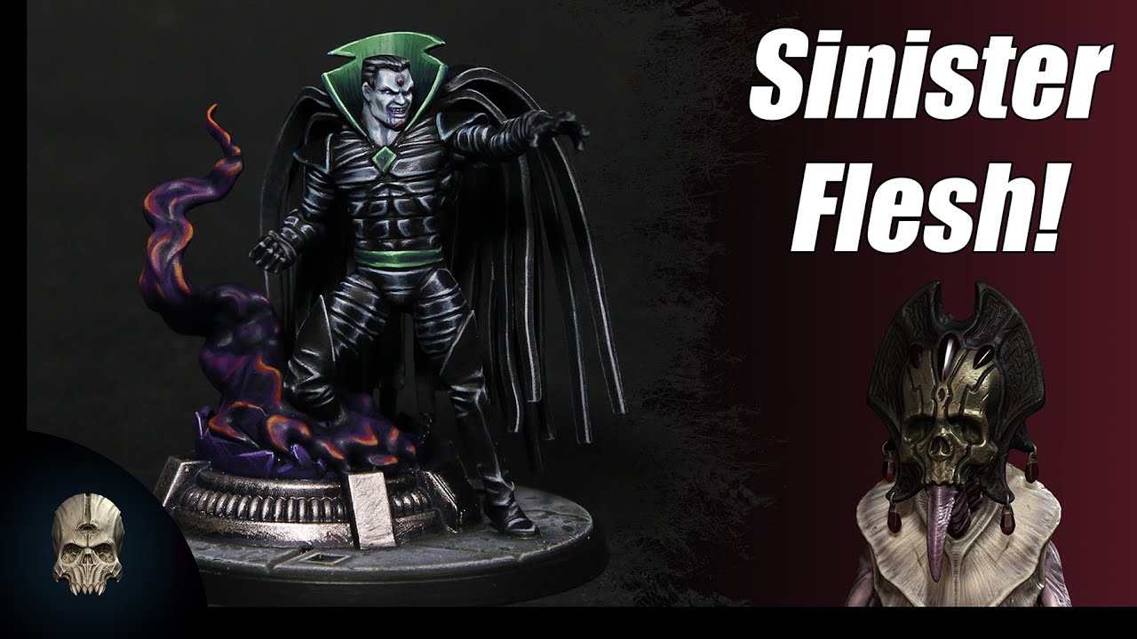Hobby Tips: Painting Pale Flesh on Mister Sinister for Marvel Crisis Protocol