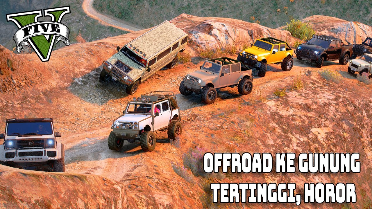 OFFROAD KE GUNUNG TERTINGGI DI GTA 5 ROLEPLAY