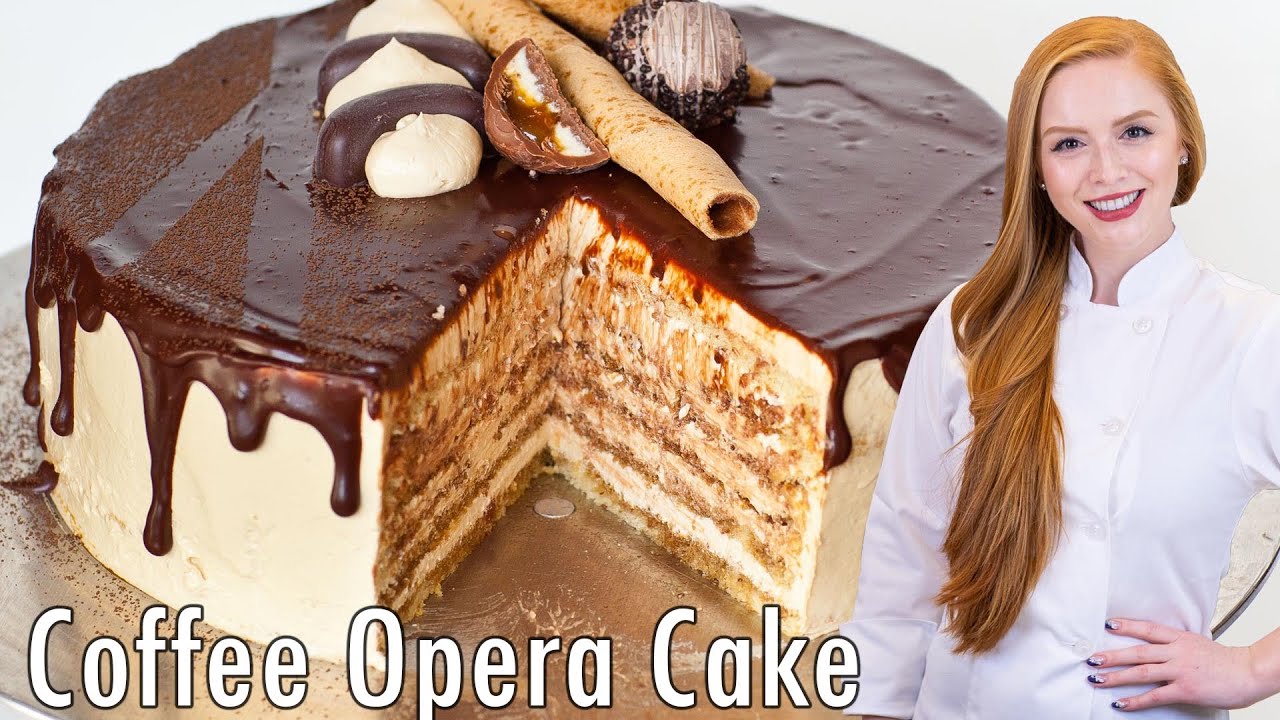 How to Make Opera Cake | Easy Recipe for Coffee Cake with Coffee Buttercream