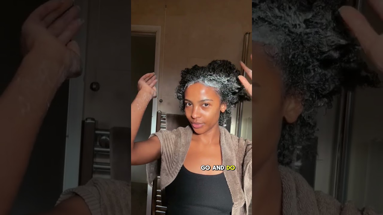 Hair wash day using typebea products. #hairwash #naturalhair #4chair #naturalhaircare 