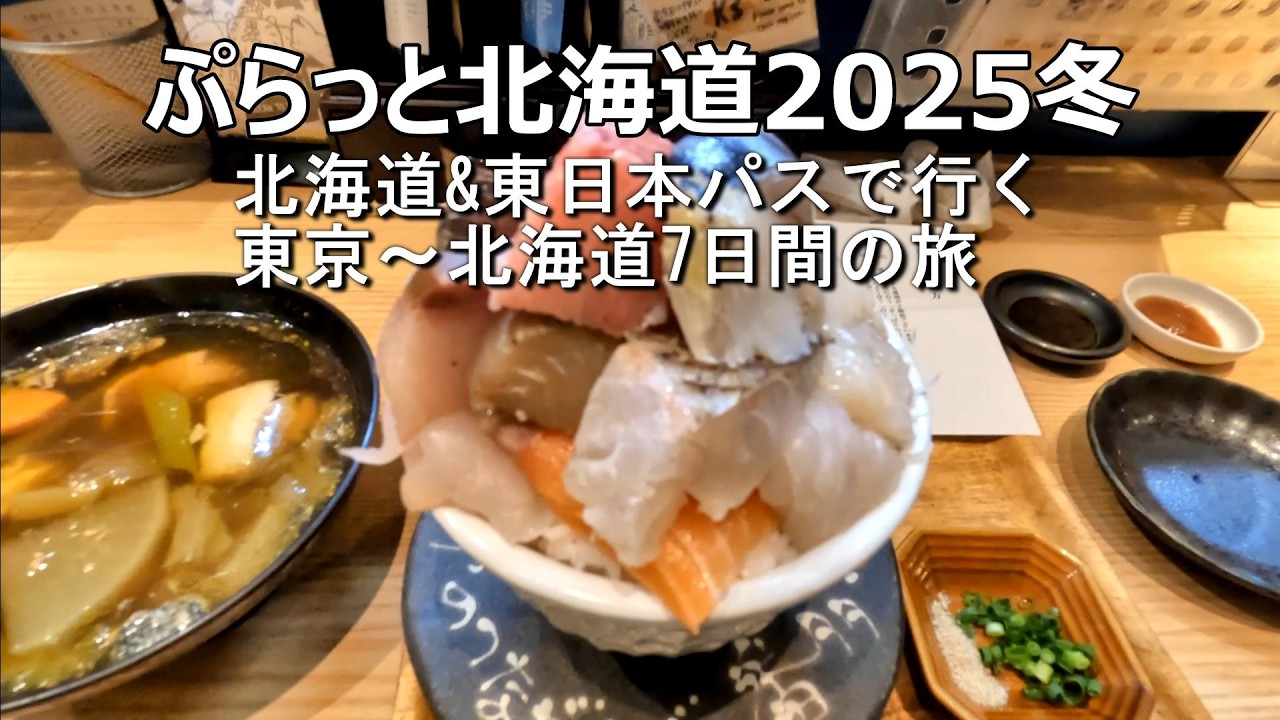 ぷらっと北海道2025冬　普通列車で北海道往復　大雪で運休で動けず