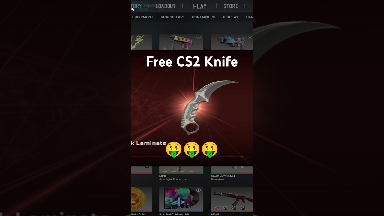 How to get a free CS2 Knife #cs2 #counterstrike2 #free #knife #glitch #gold #weaponskin