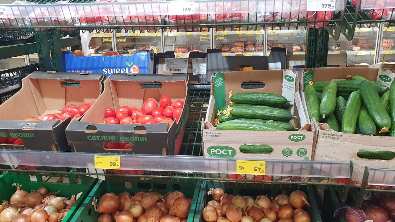 Цены на российские продукты питания на 4-м году санкций