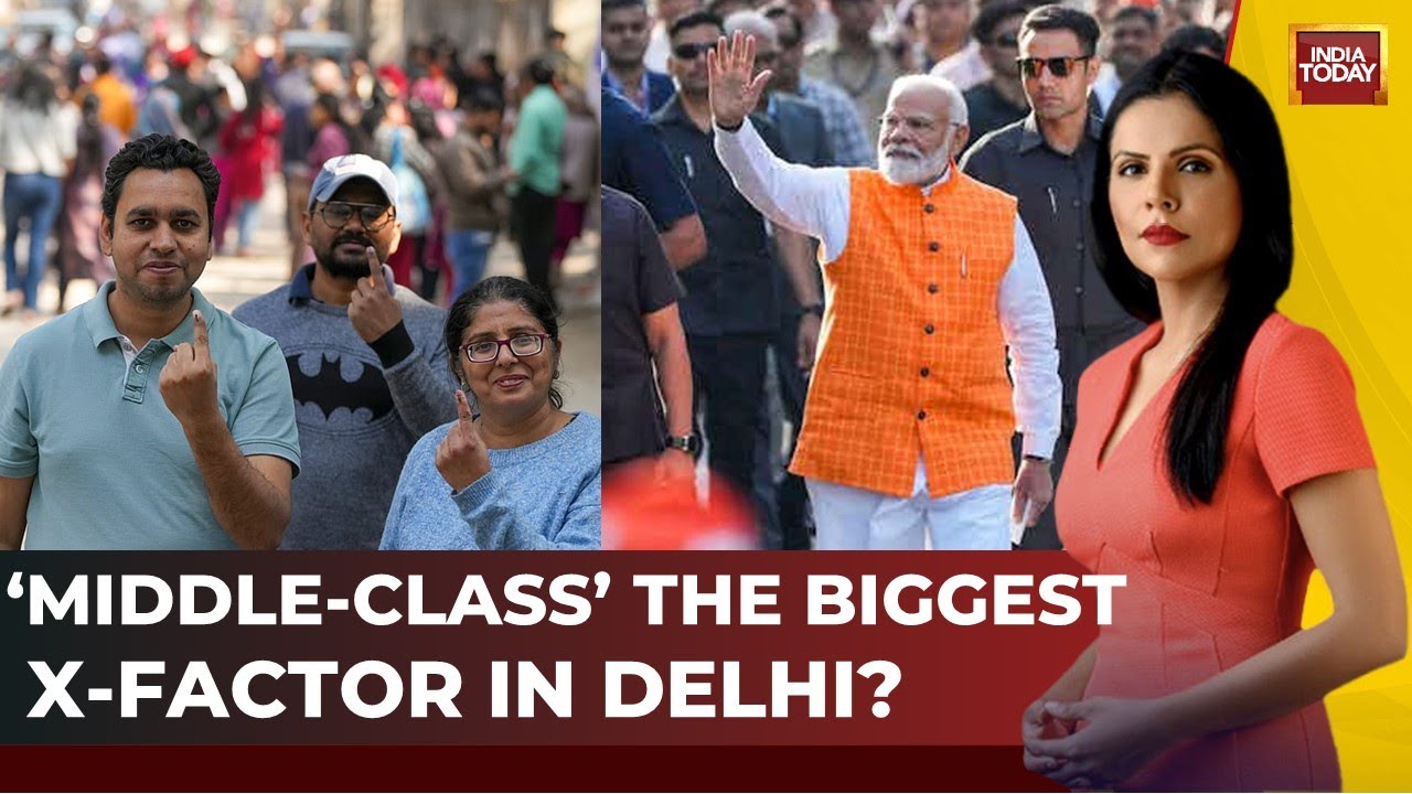 Delhi Exit Polls: Middle Class Shift: BJP's Potential Game-Changer In Delhi Elections | India Today