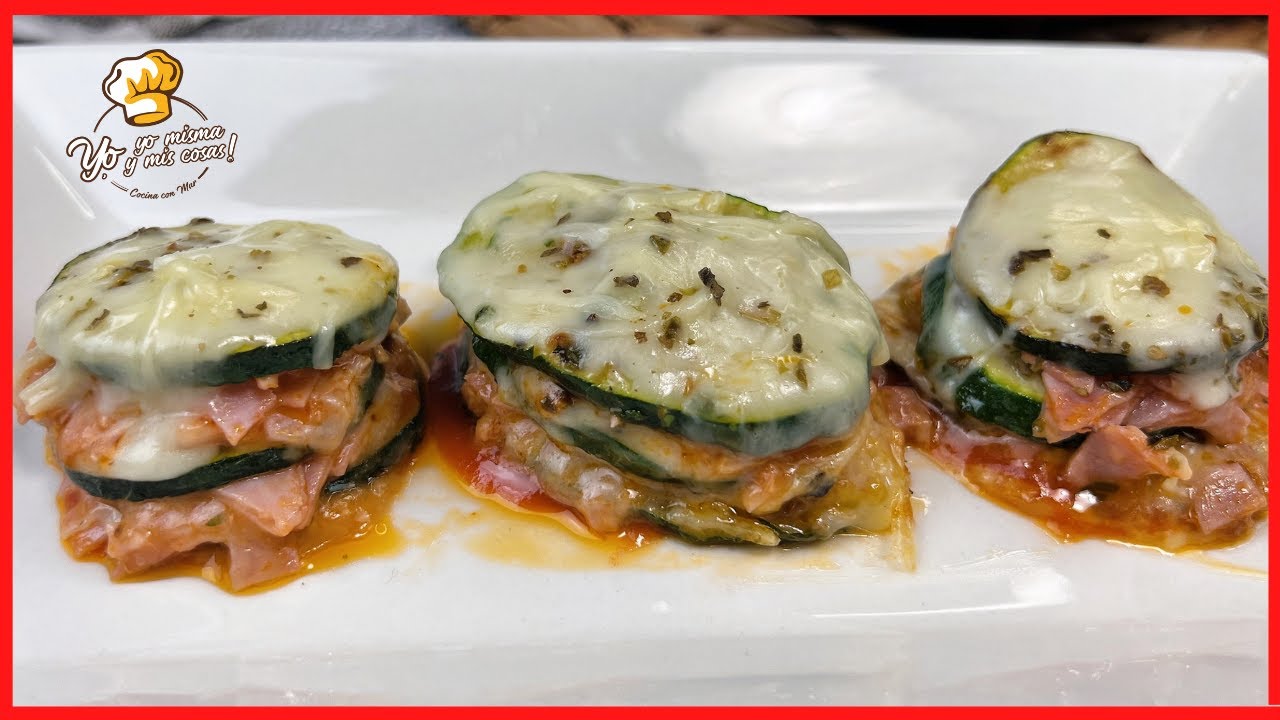 ➡️ Cena fácil o comida rápida con este MILHOJAS de CALABACIN (zucchini)
