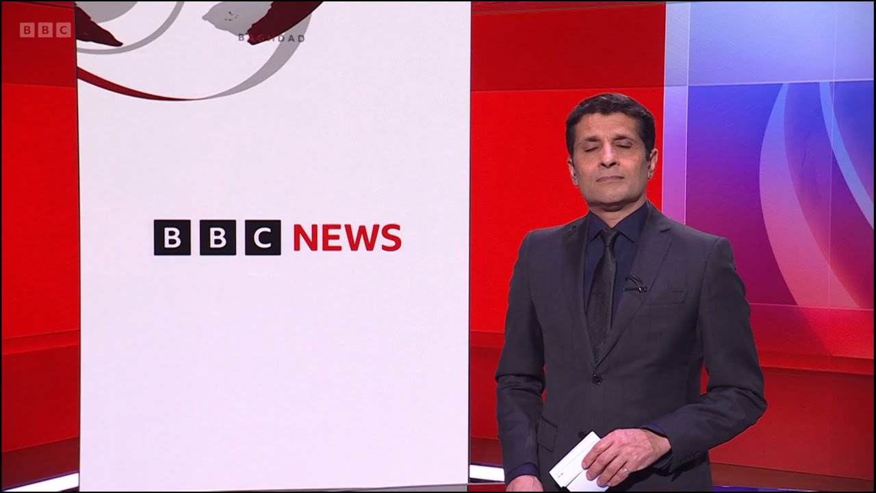 BBC Лондон - Асад Ахмад и ляпы. Пустой экран студии в новостях BBC [12 января 2026 г.] Рейвен Лап...