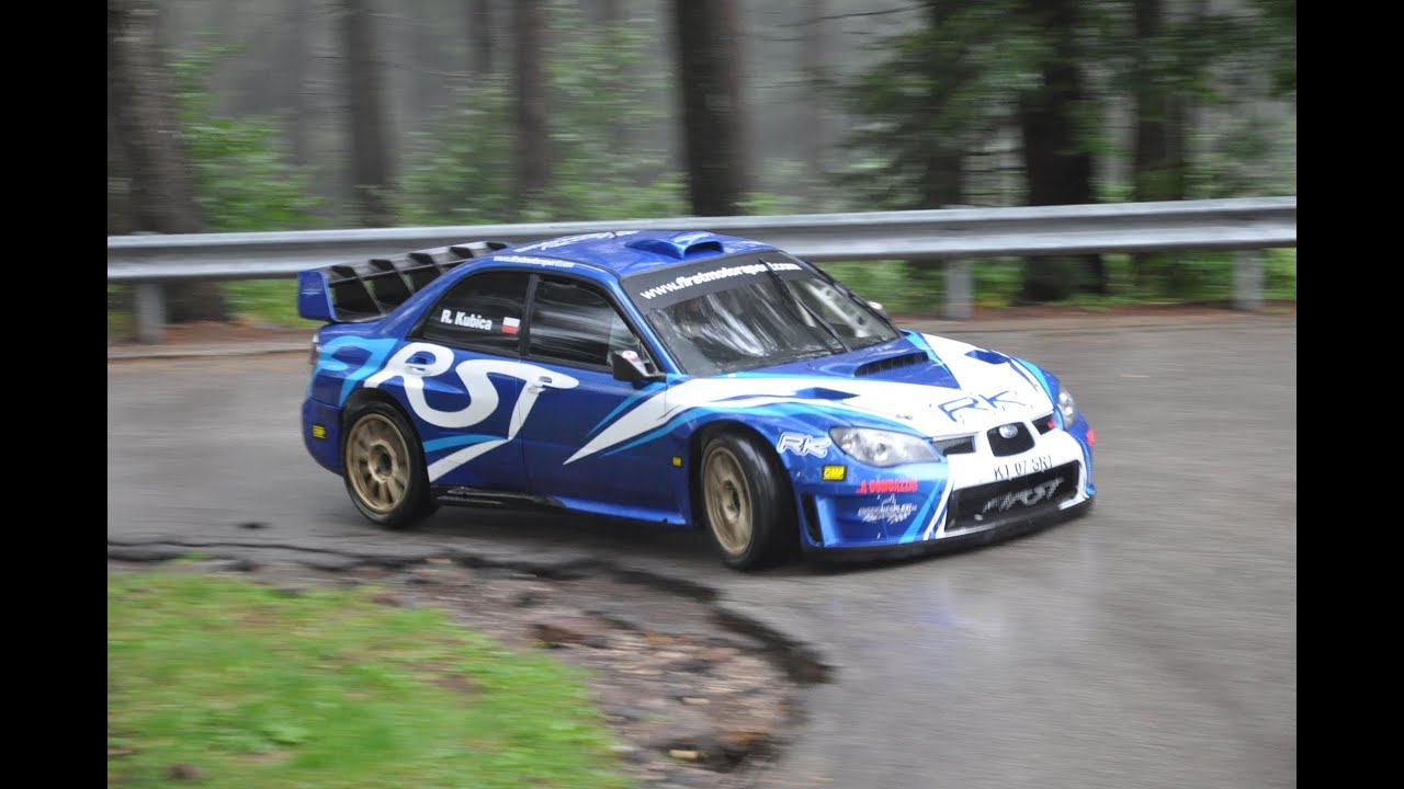 Test Robert Kubica - Subaru Impreza WRC