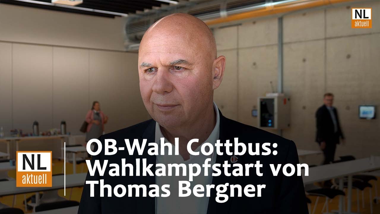 OB-Wahl Cottbus 2022 | Wahlkampfstart von Thomas Bergner (CDU), zentrale Themen und Kampagne