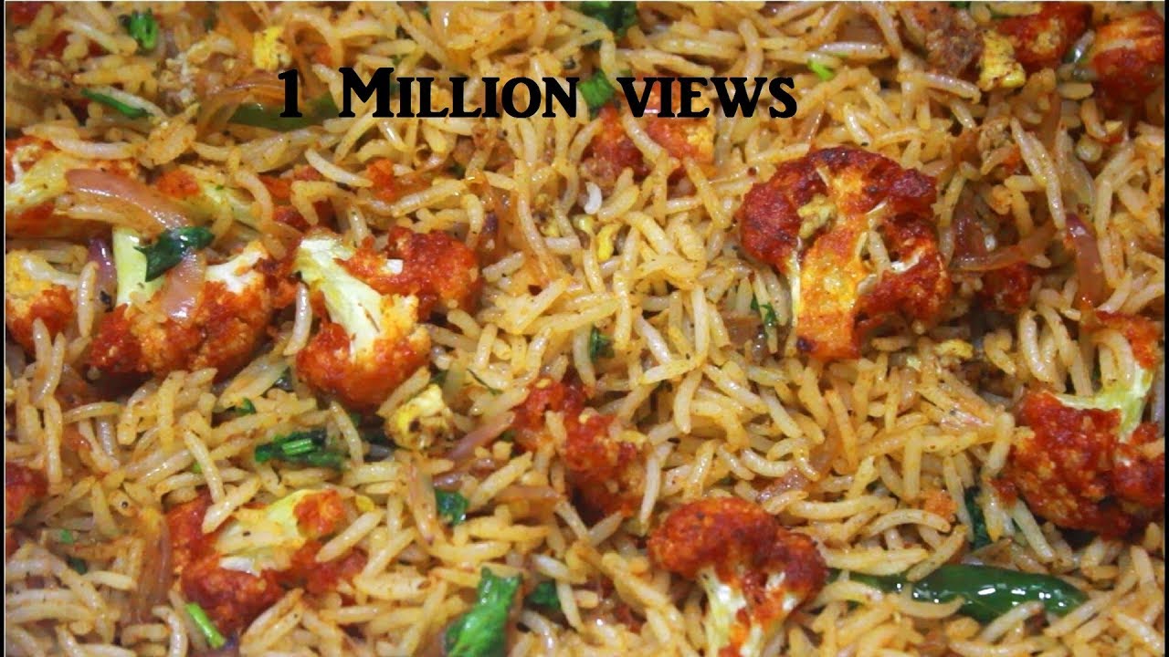SPICY AND TASTY GOBI FRIED RICE/MANCHURIAN RICE RECIPE