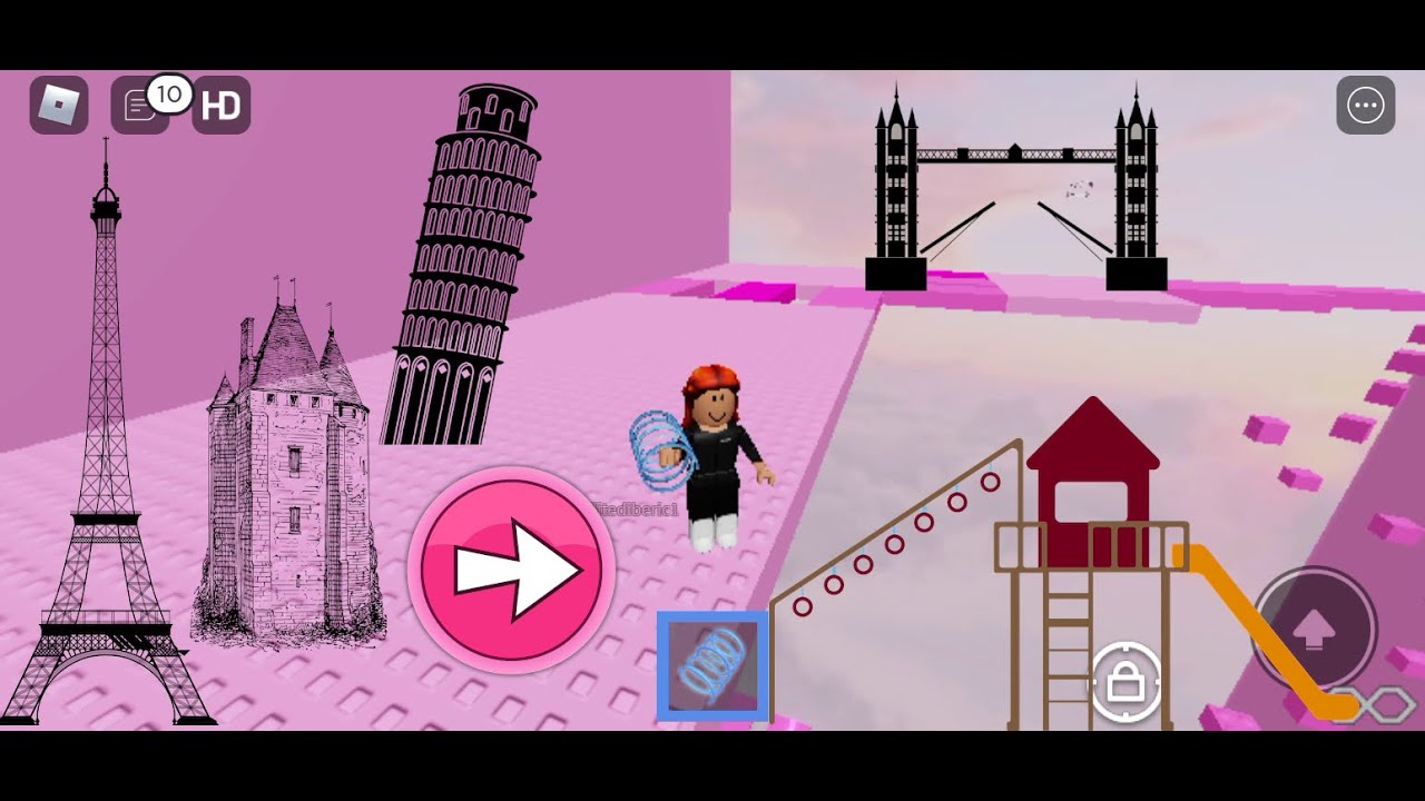 Parkur Tower of pink