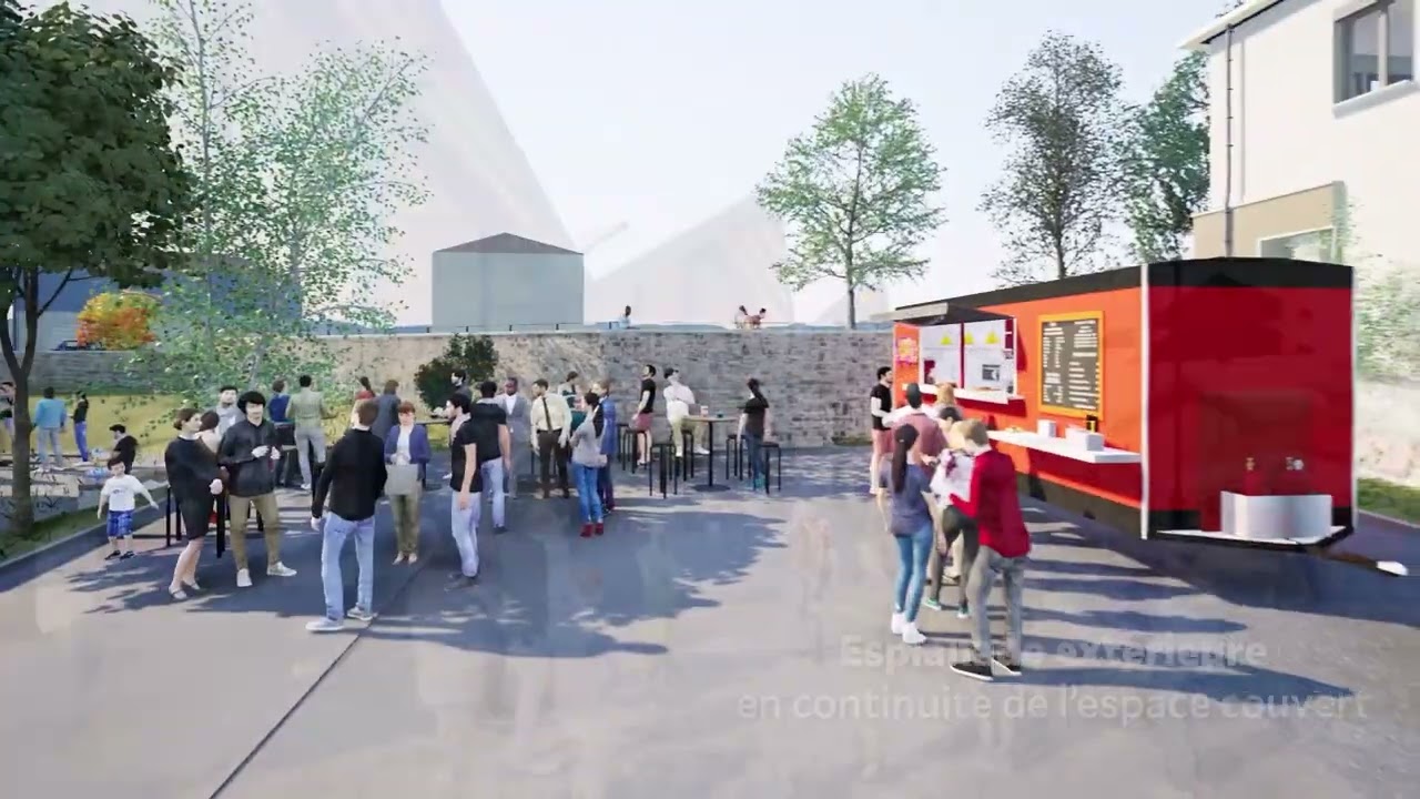Le Corrézium, marché couvert de Malemort