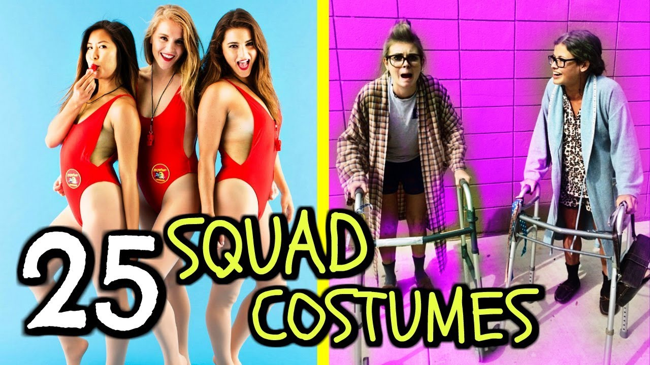 25 DIY Group Halloween Costumes! BFF, Squad, Duo & Best Friend Costume Ideas for 2017!