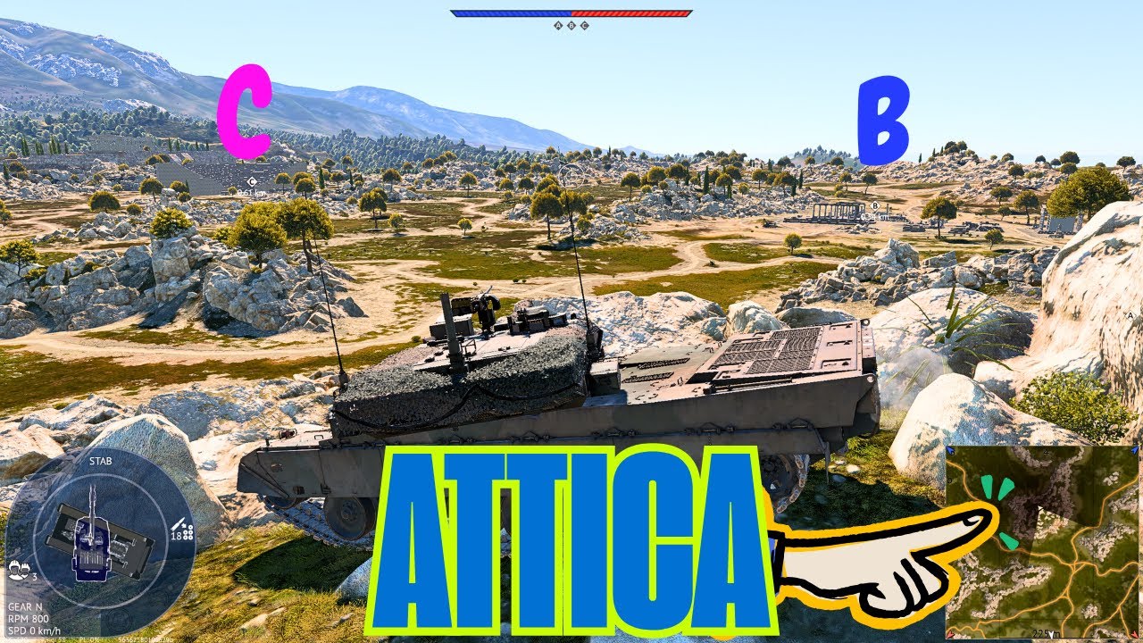 War Thunder: New Attica Map Secret Spots Uncovered in 2025!