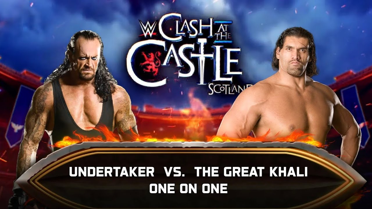 WWE 2k25 - Андертейкер против Великого Хали: Одиночный матч на Clash At The Castle