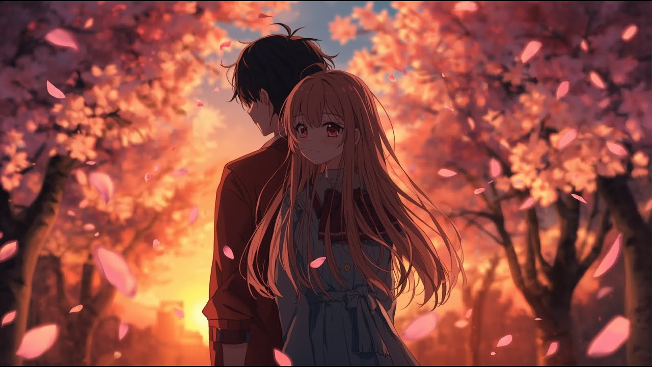 Bas Tere Saath | Romantic Hindi Song | Anime AMV