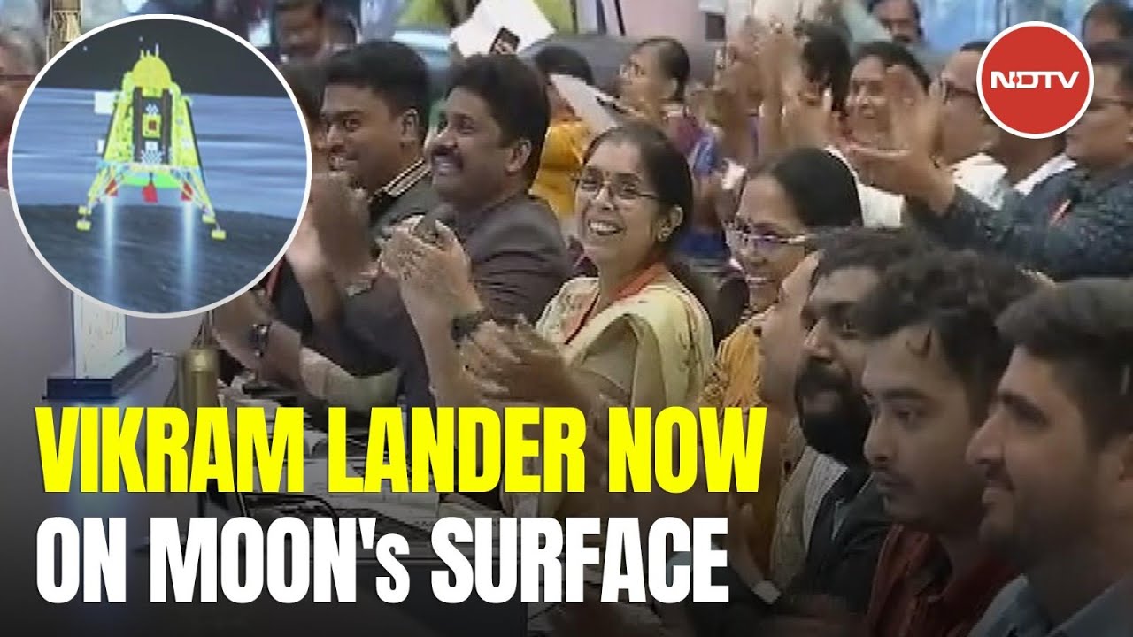 Chandrayaan-3 | ISRO Scientists Over The Moon On Chandrayaan-3's Successful Touchdown