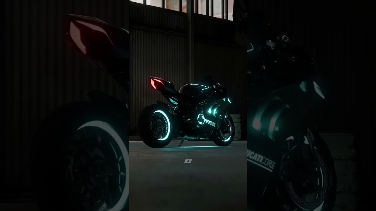 Ducati V4 Tron . Credit @itsderix #automobile #motorcycle #ducatipanigalev4s #bikelife #superbike