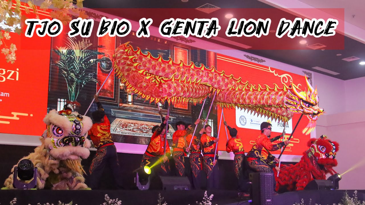 PENAMPILAN LIONG TJO SU BIO X BARONGSAI GENTA LION DANCE | HARLAH NABI KONGZI KE 2576 