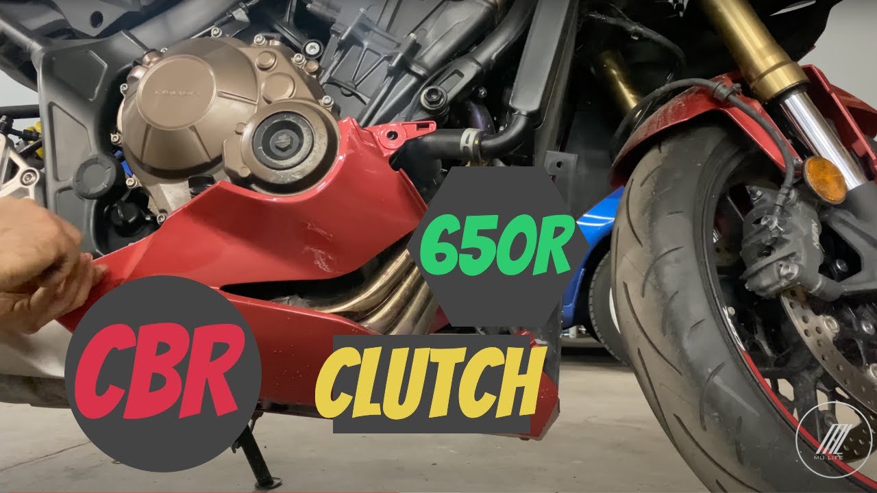 Honda CBR 650 RA 2020 clutch replacement