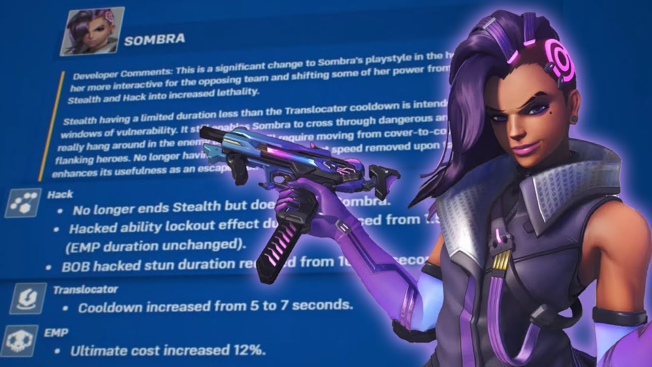 Why Overwatch HAD to Rework Sombra — The Death of Perma-Stealth