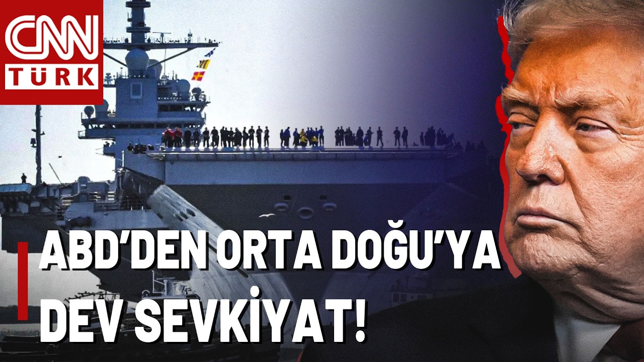 D&uuml;nyanın EN B&Uuml;Y&Uuml;K Savaş Gemisi! Ortadoğu'da Askeri Hareketlilik: ABD'nin Orta Doğu'daki Varlığı Ne?