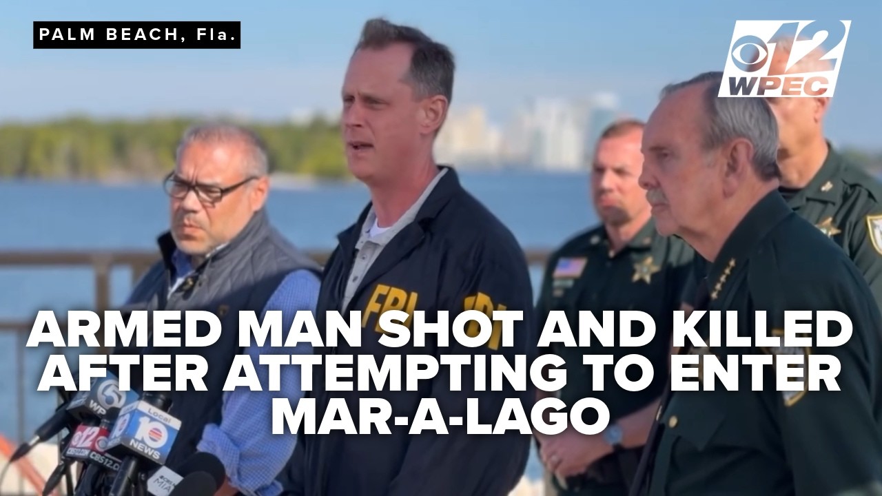 Man shot, killed at Mar-a-Lago overnight had gas can, pointed shotgun at agents