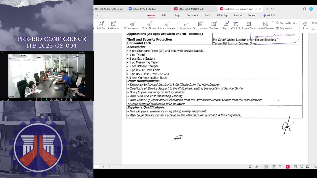 Procurement Livestream for DPWH Quezon 3rd DEO on December 11, 2025
