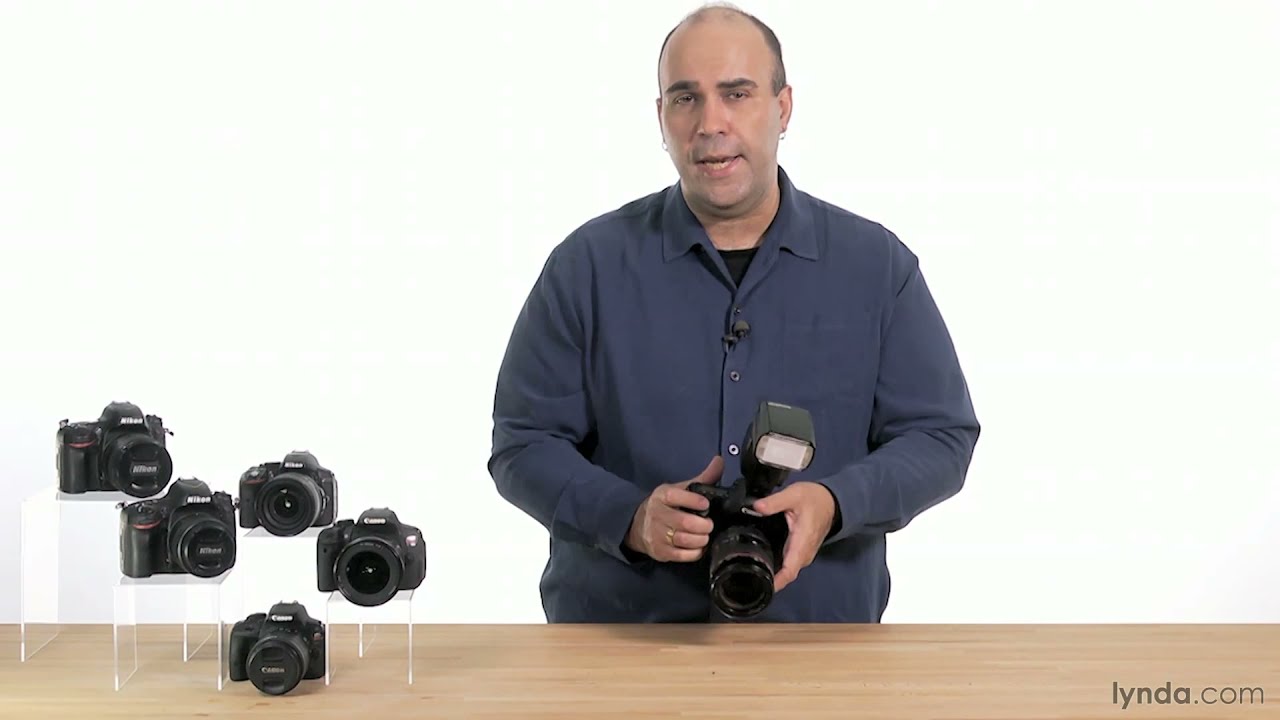 Учебное пособие по цифровой зеркальной фотокамере Canon — подключение вспышки к горячему башмаку