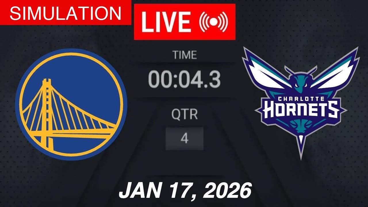 NBA LIVE! Golden State Warriors vs Charlotte Hornets | January 17, 2026 | 2026 NBA Season Live 2K