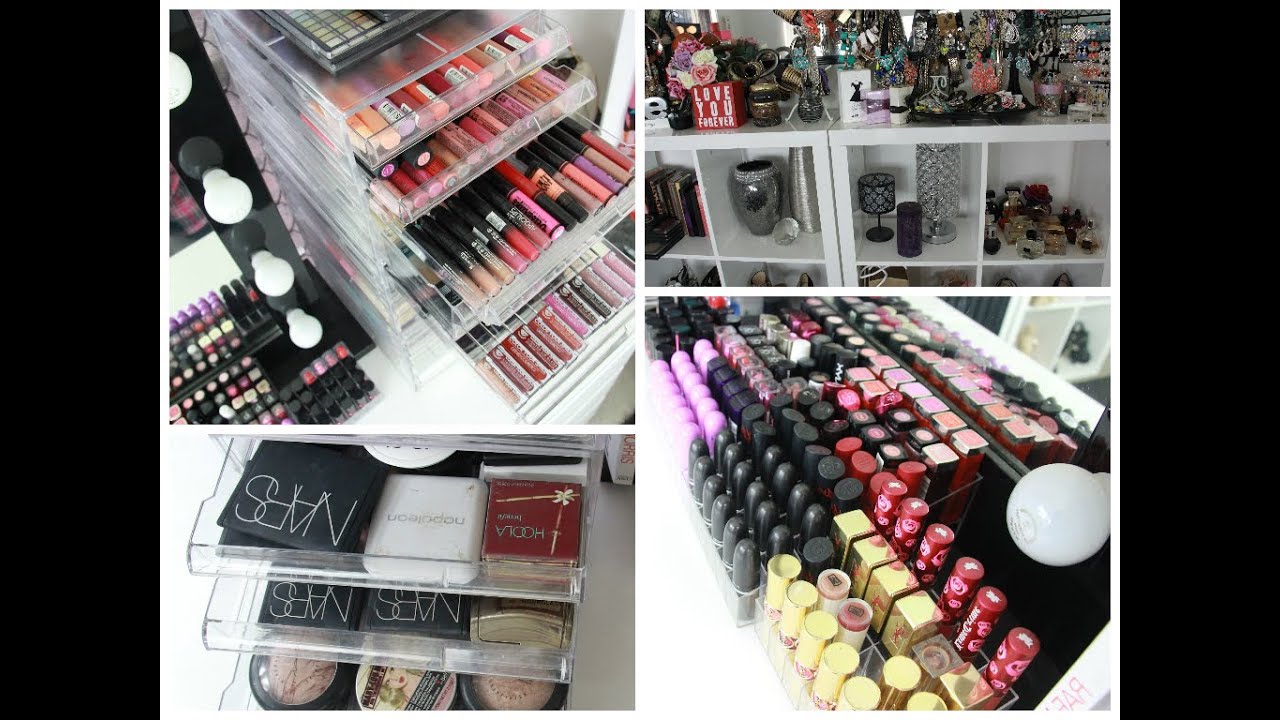 Makeup Collection & Storage | Part 2 - Face Products, Lip Products, Palettes + MORE!