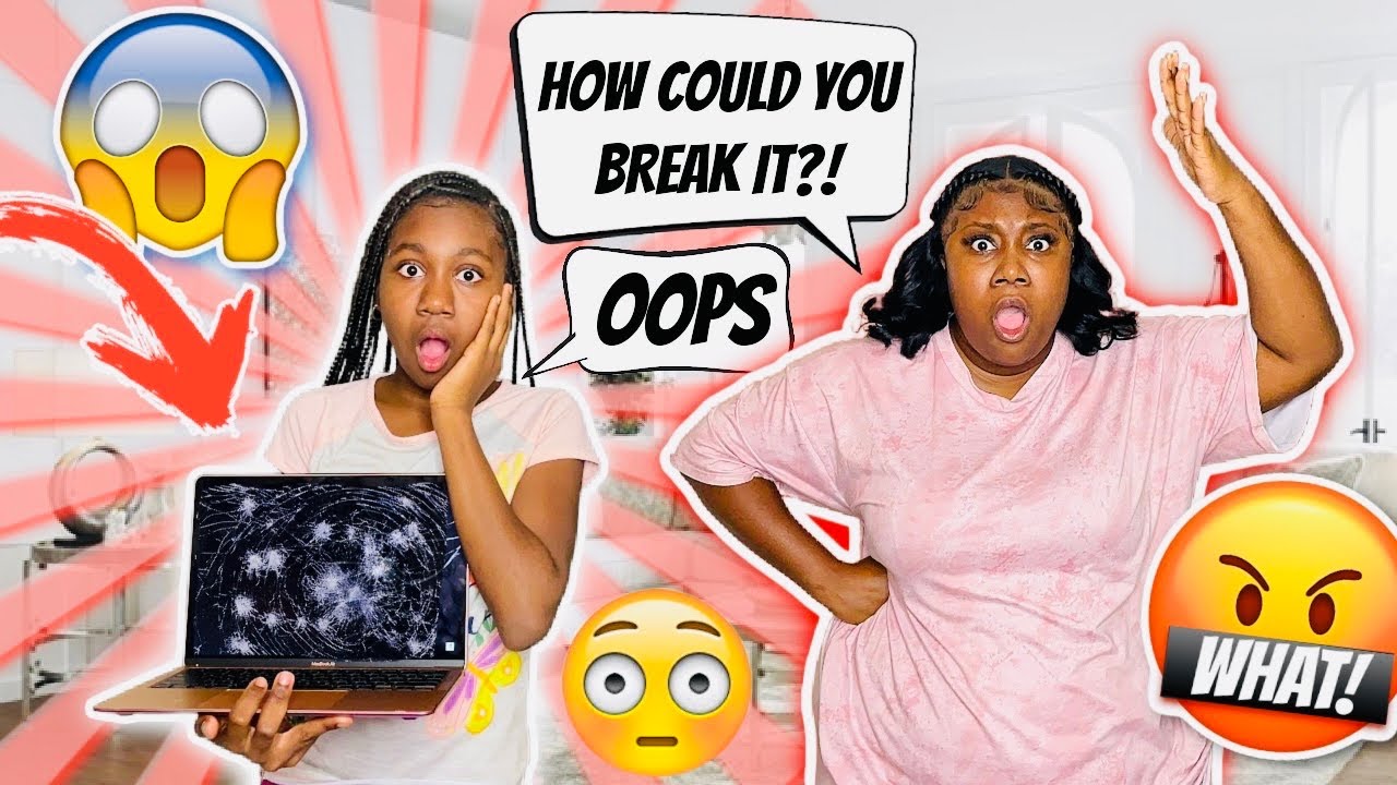I BROKE THE SCREEN ON MY BRAND NEW MACBOOK
