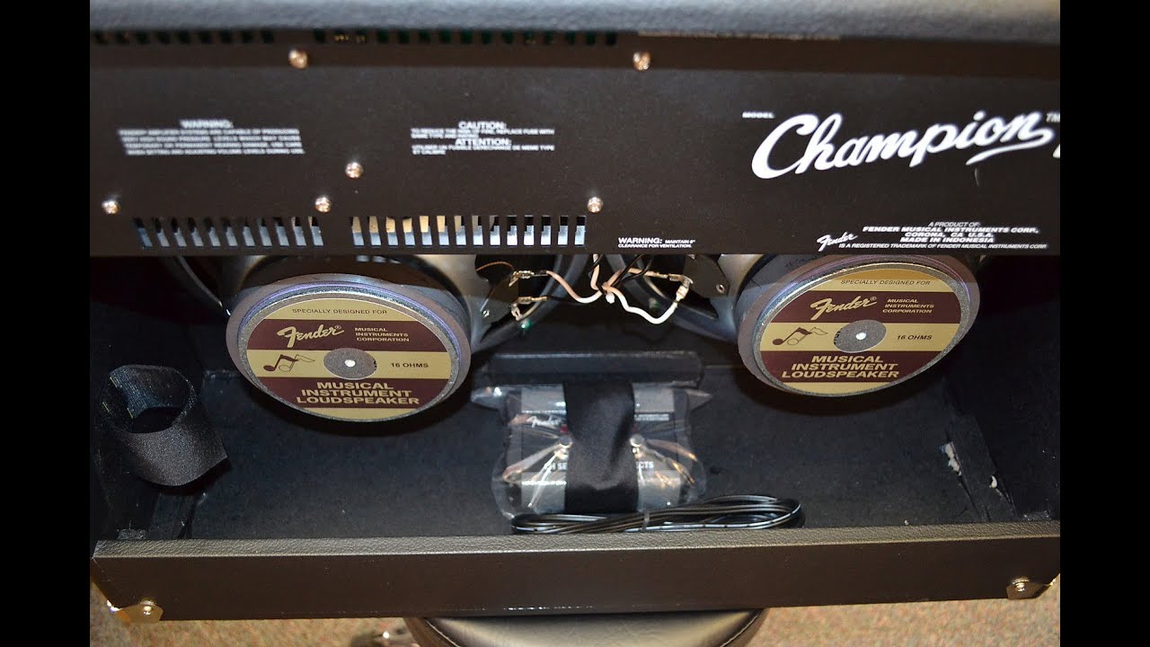 FENDER CHAMPION 100 DEMO-PABLO CRUZAT.