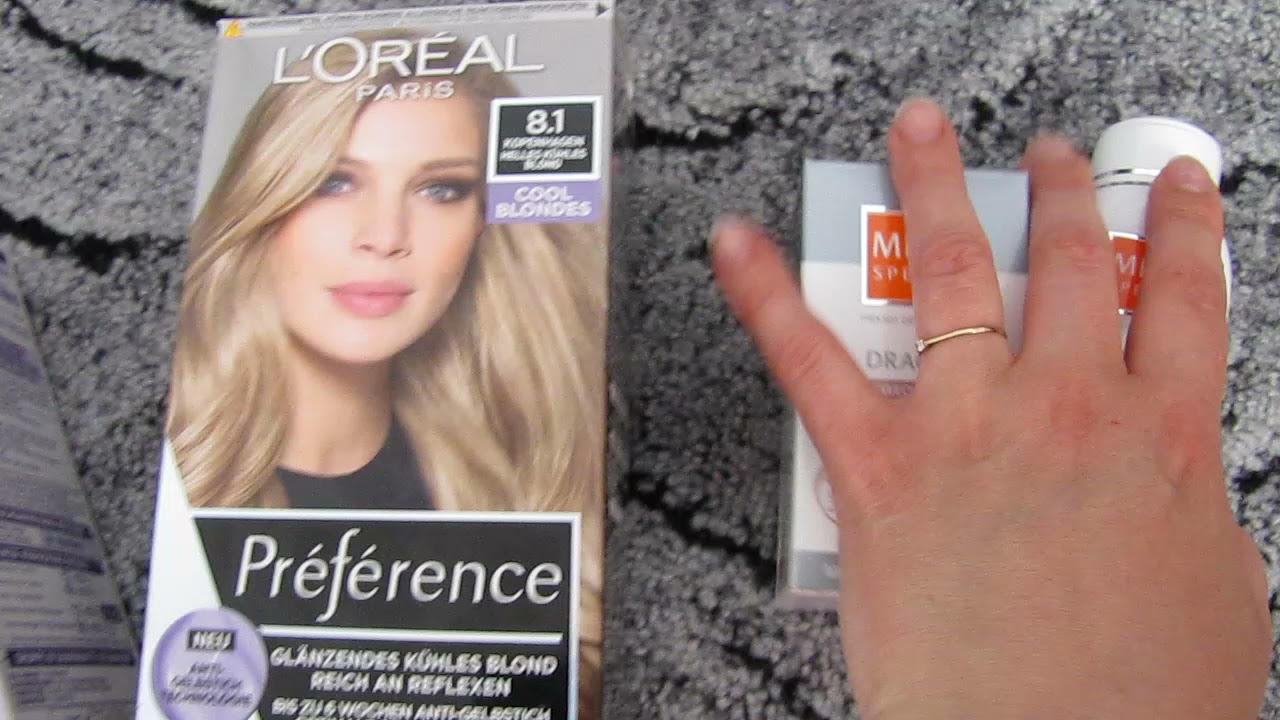 #włosowo - sama farbuję włosy- cz 1. - L'Oreal Preference 8.1 Kopenhagen + Merz Spezial suplement