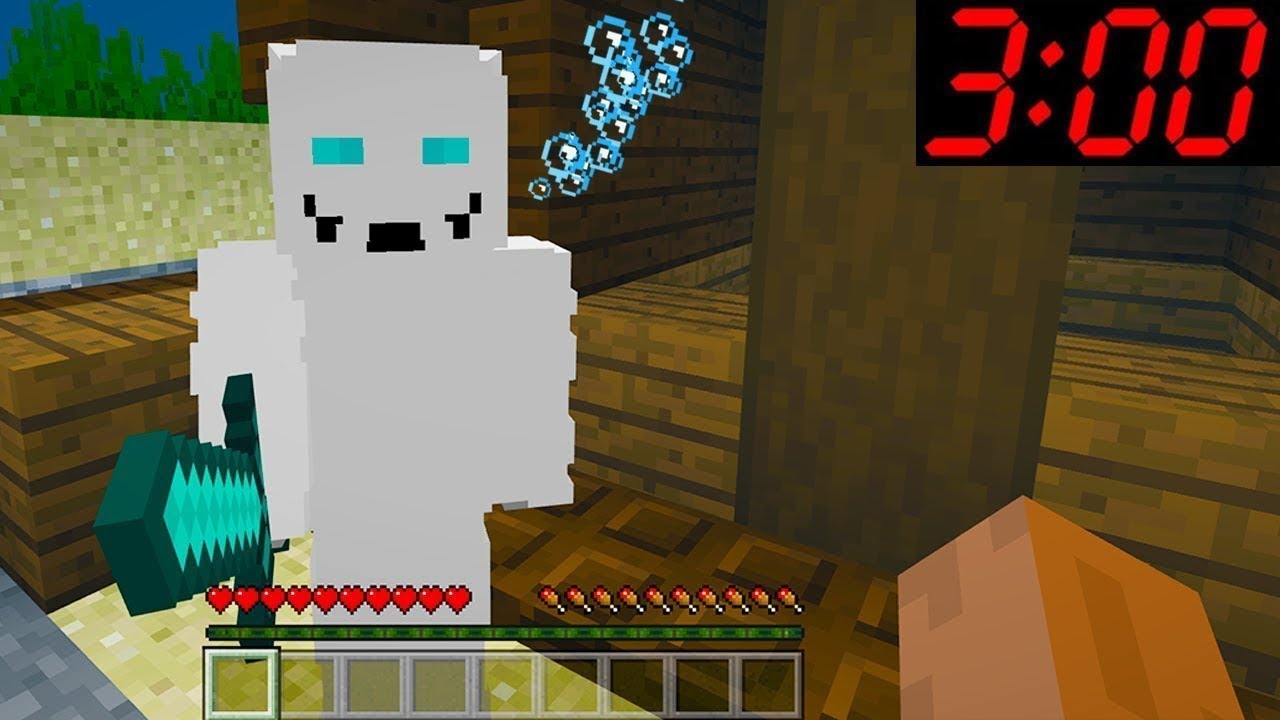 HAUNTED MINECRAFT SHIPWRECK AT 3:00 AM! (SECRET RECORDING)