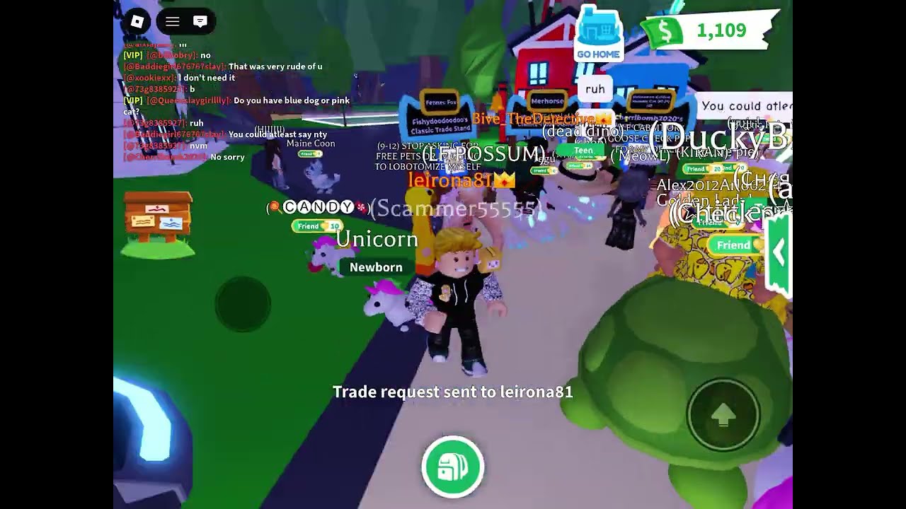 Trading in adopt me